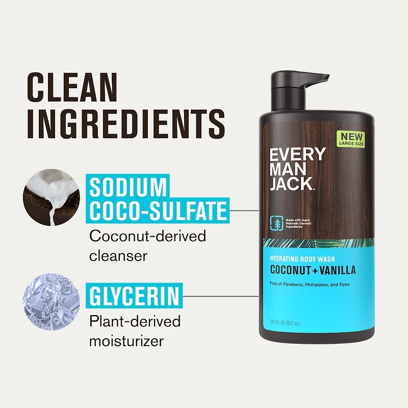 Body Wash Coconut Vanilla