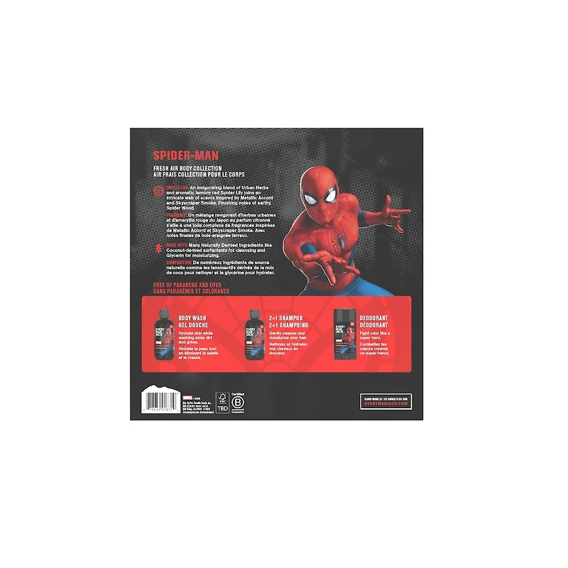 Spider Man Fresh Air Body Collection