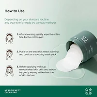 Tampon Purifiant à 77 % de Feuille de Cœur