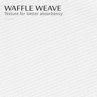 Serviette Luxe Turban avec Gaufres Microfibre
