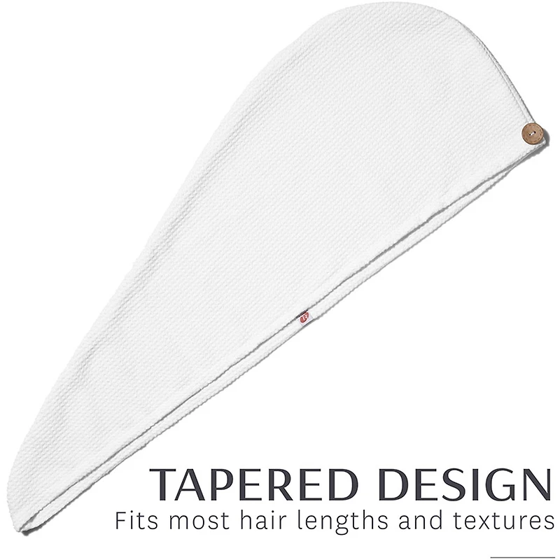 Serviette Luxe Turban avec Gaufres Microfibre