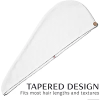 Serviette Luxe Turban avec Gaufres Microfibre