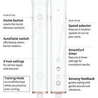 CurlWrap 1" Automatic Rotating Curling Iron with Long Barrel