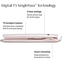 SinglePass Smooth X professional flat iron with extra-long plates