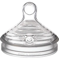Tétines de biberon NUK Simply Natural, débit rapide, 6 mois et plus, 2 pièces