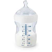 NUK Simply Natural Bottle with SafeTemp, 5 oz (150 mL), 1 Pack