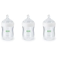 NUK Simply Natural Bottle with SafeTemp, 5 oz (150 mL), 3 Pack