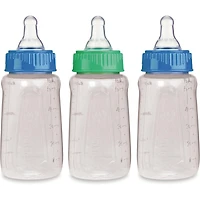 BIBERON CLEAR VIEWMD First Essentials de NUK, 5 OZ, 3/PAQ., DÉBIT LENT, SILICONE