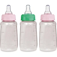 BIBERON CLEAR VIEWMD First Essentials de NUK, 5 OZ, 3/PAQ., DÉBIT LENT, SILICONE