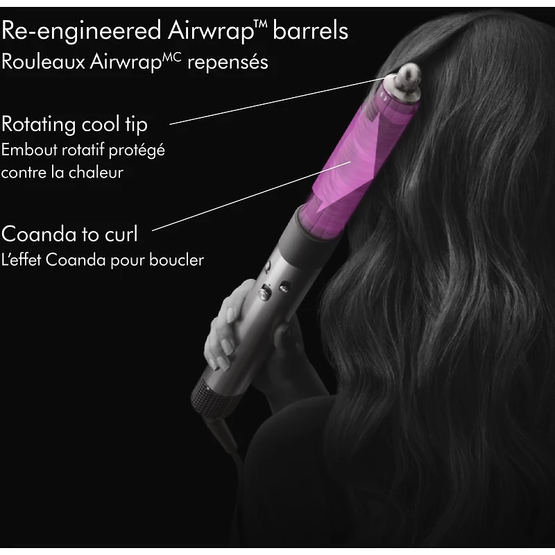 Séchoir coiffant Airwrap Complete (Fuchsia/Nickel)