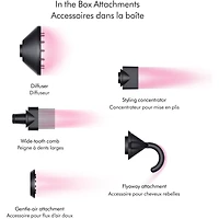 Sèche-cheveux Dyson Supersonic™ coffret cadeau en bleu pervenche et rosé
