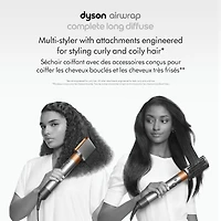 Séchoir coiffant Dyson AirwrapMC Complete Long Diffuse pour les cheveux bouclés et très frisés