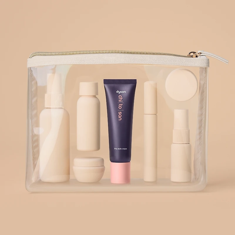 Crème de précoiffage Dyson Chitosan pour revitalisation riche des cheveux droits à ondulés (100ml)