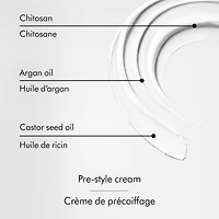 Crème de précoiffage Dyson Chitosan pour revitalisation riche des cheveux droits à ondulés (100ml)