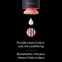 Crème de précoiffage Dyson Chitosan pour revitalisation riche des cheveux bouclés à crépus (100ml)