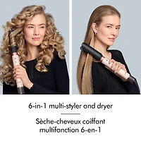 Sèche-cheveux coiffant multifonction Dyson Airwrap Co-anda2xMC pour cheveux droits et ondulés, offert en Rose céramique