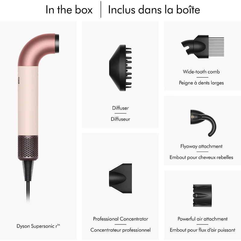 Sèche-cheveux Dyson Supersonic rMC en rose céramique