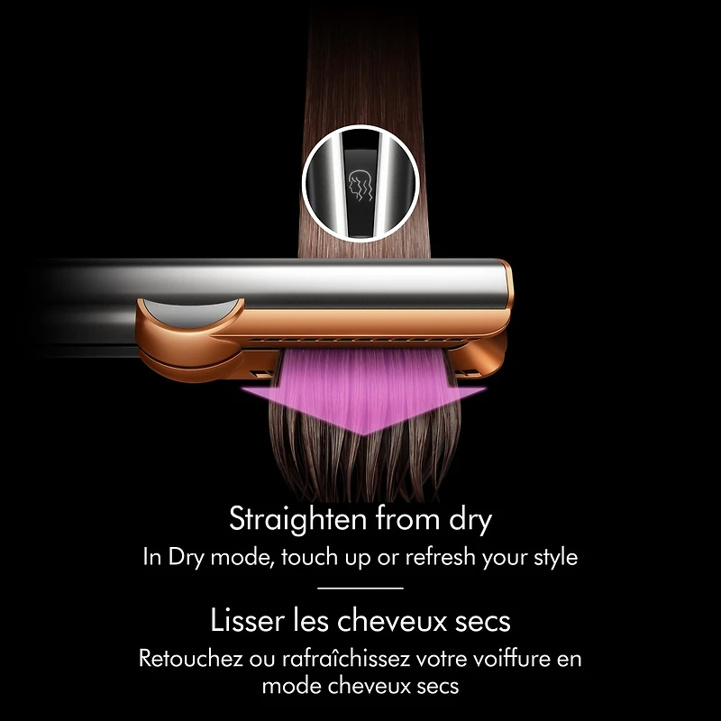 Special edition Dyson Airstrait™ straightener in Amber silk