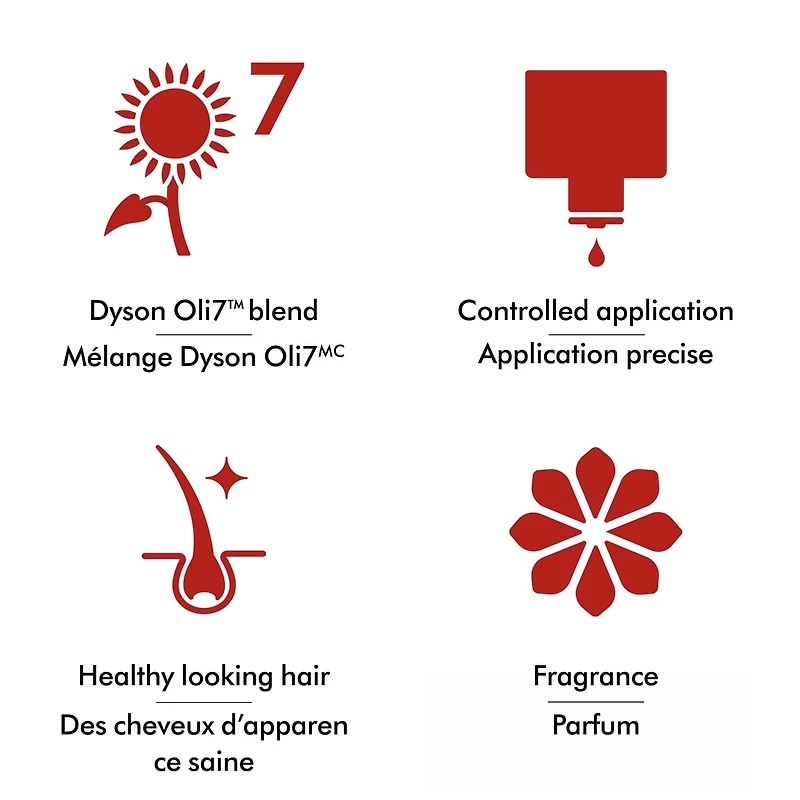 Huile capillaire hydratante Dyson OmegaMC, 30 ml