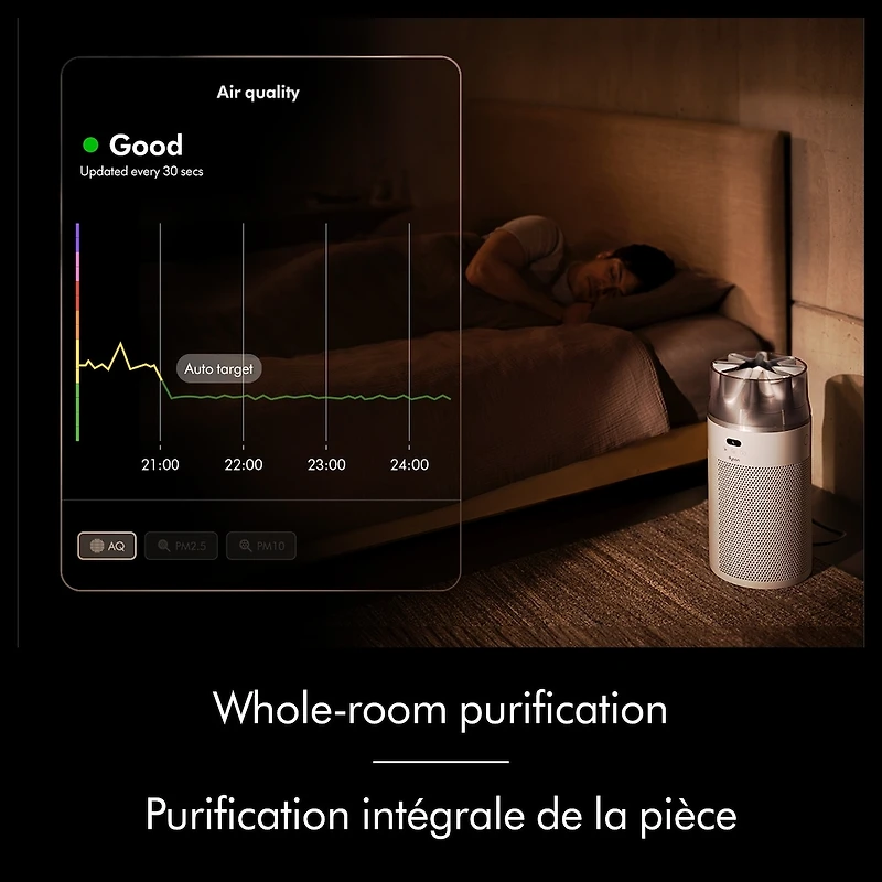 Purificateur compact Dyson HushjetMC (Blanc/Argenté)