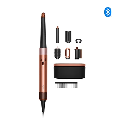 Sèche-cheveux coiffant multifonction Dyson Airwrap i.d.MC pour cheveux droits et ondulés édition spéciale en ambre soyeux