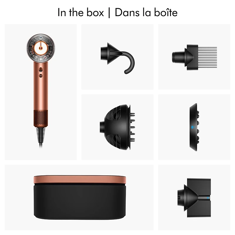 Special edition Dyson Supersonic Nural™ hair dryer in Amber silk