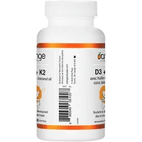 D3 + K2 gélules - avec huile de noix de coco biologique