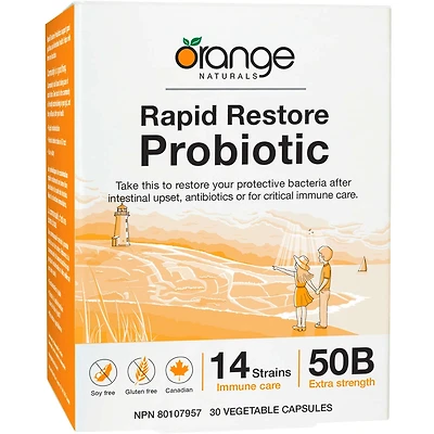 Pour récupération rapide probiotiques 50B