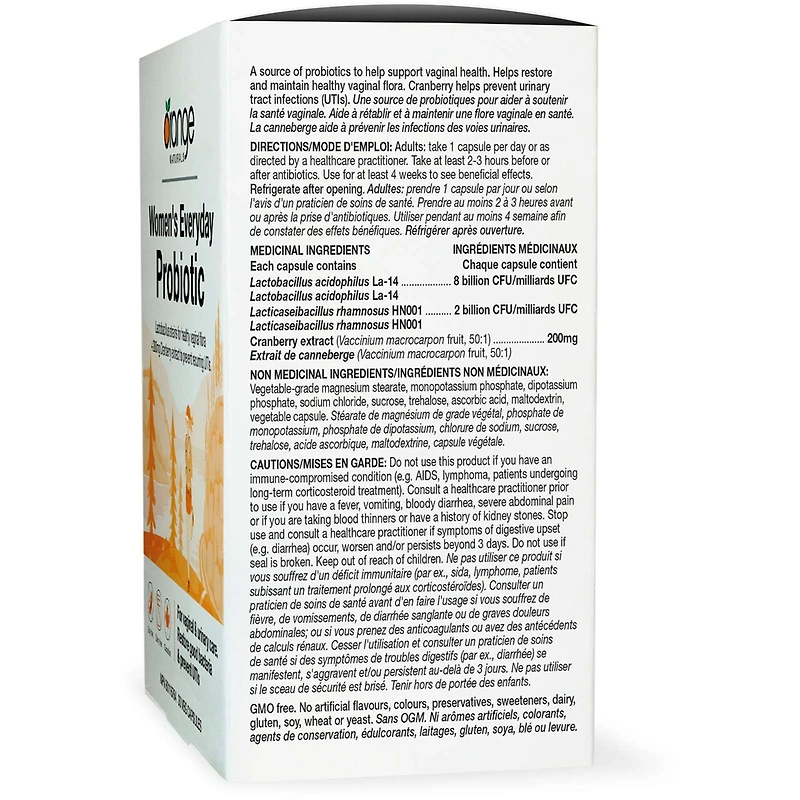 Probiotique quotidien pour femmes
