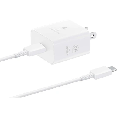 25W Power Adapter White (with Cable)