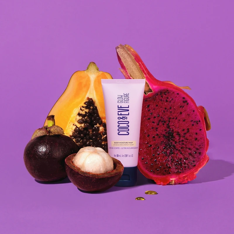 Travel Sized - Whipped Body Cream: Lychee & Dragon Fruit Scent