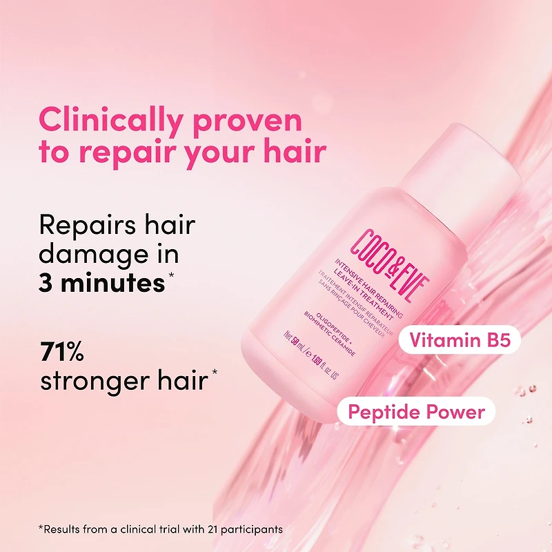 Traitement Intensif Réparateur sans Rinçage pour Cheveux