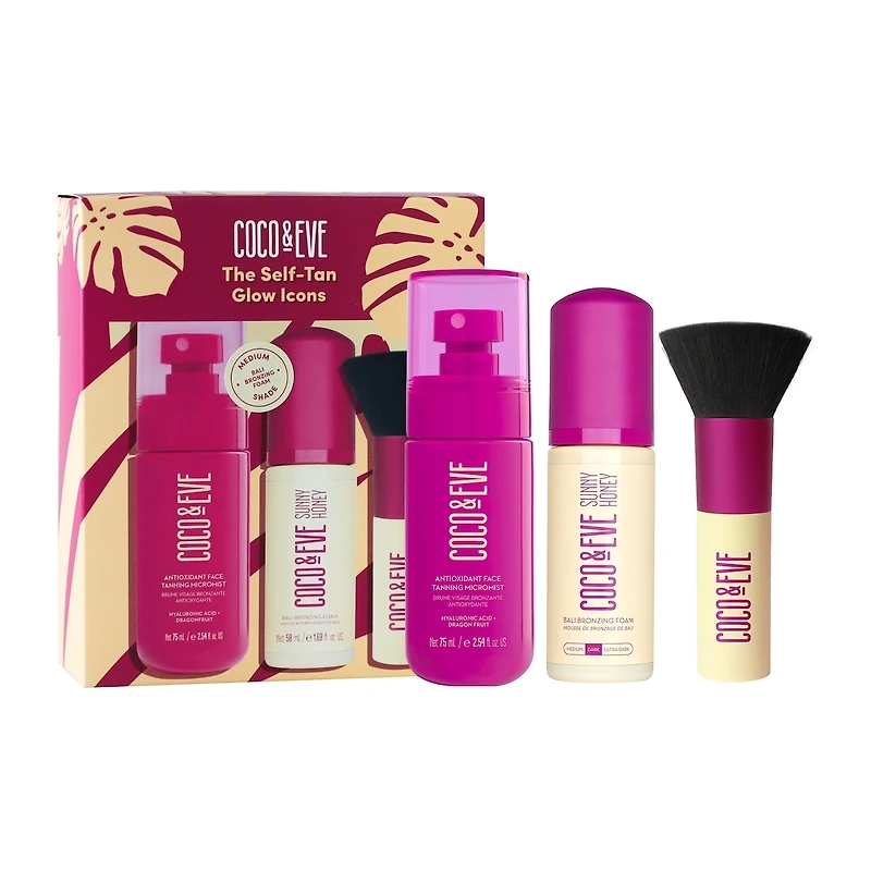 Le Kit Icônes d'éclat autobronzant