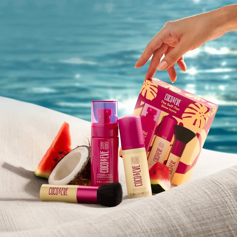 Le Kit Icônes d'éclat autobronzant