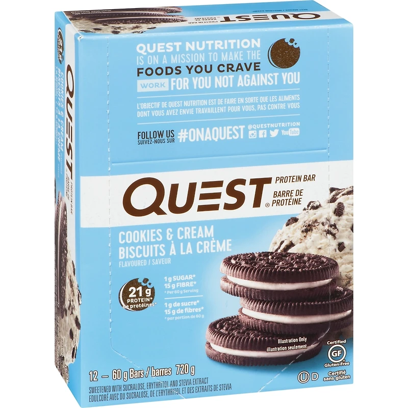 Biscuits et crème 2.12oz -12ct