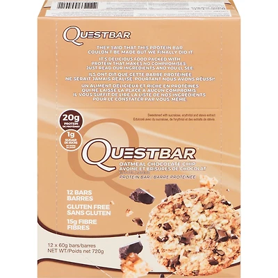 Oatmeal Chocolate Chip 2.12oz - 12ct