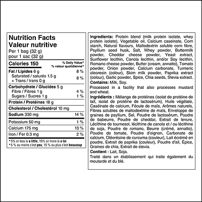 Fromage Nacho Croustillles De Style Tortilla Proteinees