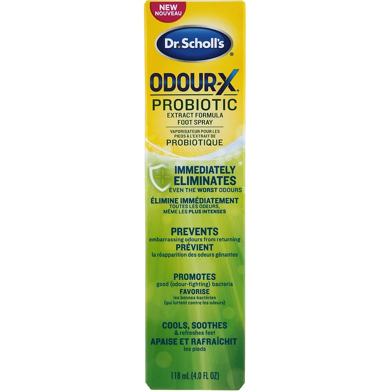 Odor-X Spray probiotique pour les pieds