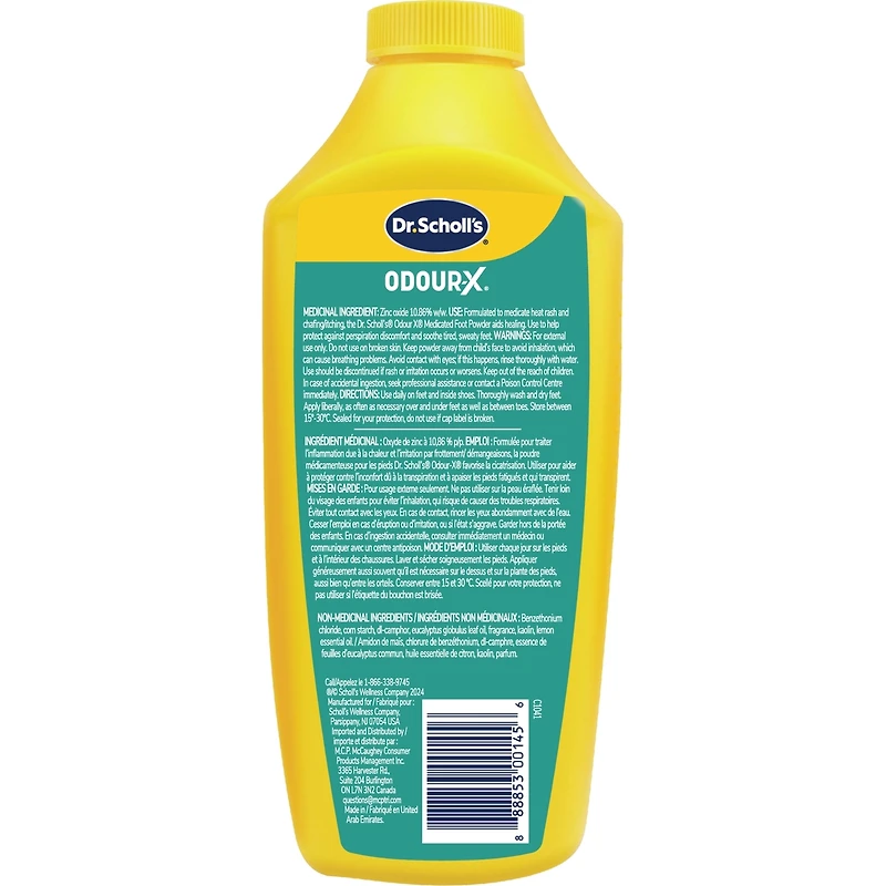 DS Odour-X Medicated Foot Powder