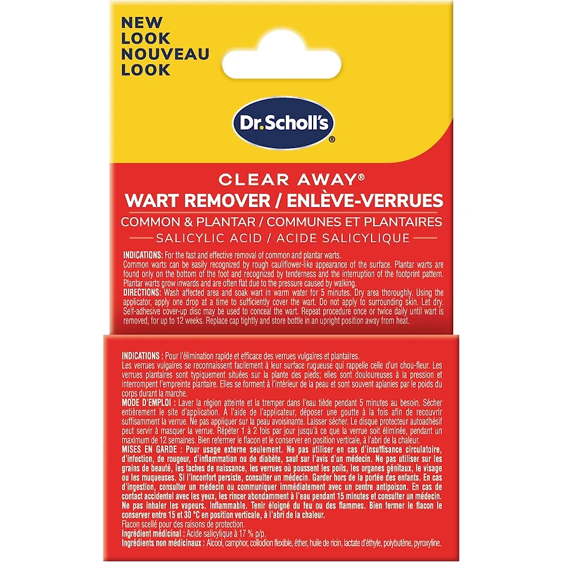 Dr. Scholl’s® Clear Away® Wart Remover Fast Acting Liquid