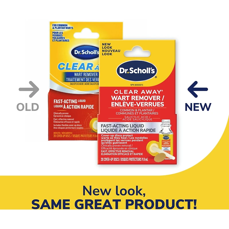 Dr. Scholl’s® Clear Away® Wart Remover Fast Acting Liquid