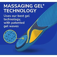 Semelles Dr Scholl’s Confort énergisant avec gel massant®, hommes 8-14