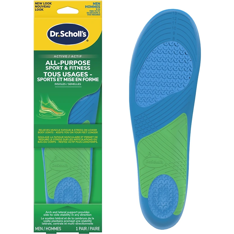 Semelles de sport et de mise en forme, pour hommes, ajustables