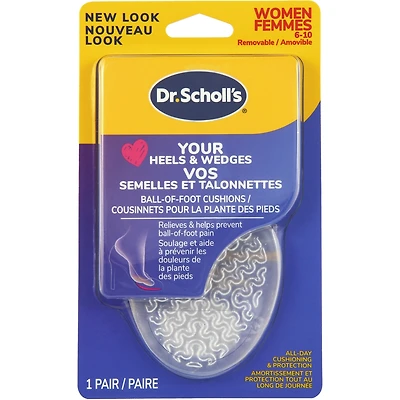 Coussinets pour la plante des pieds Dr. Scholl’s® Aimez vos SEMELLES et TALONNETTES
