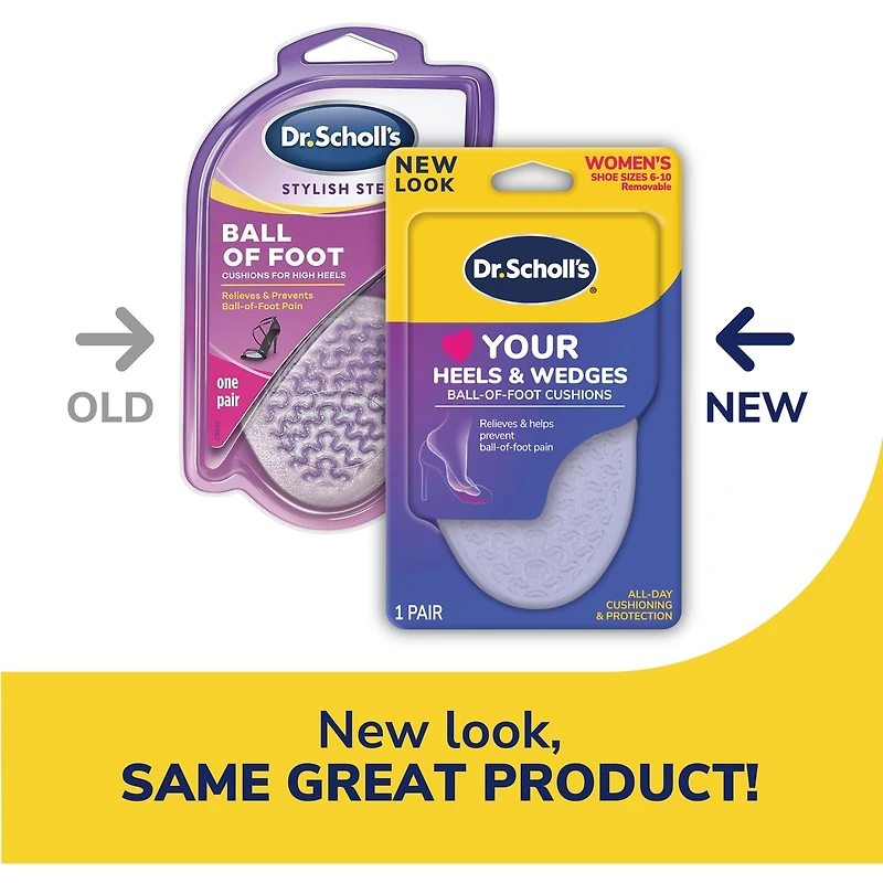 Coussinets pour la plante des pieds Dr. Scholl’s® Aimez vos SEMELLES et TALONNETTES