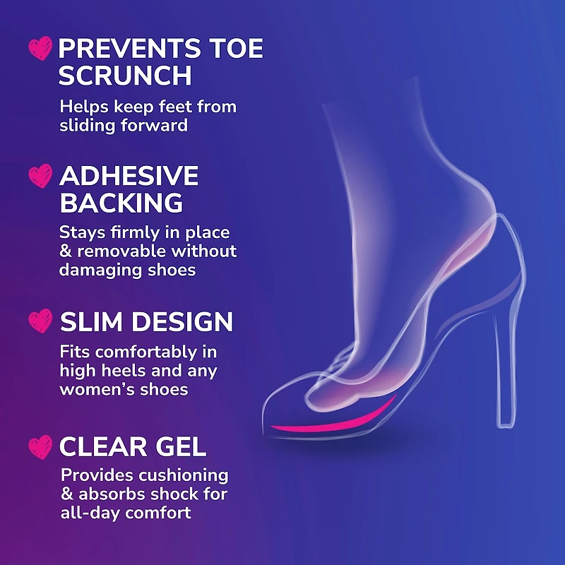 Coussinets pour la plante des pieds Dr. Scholl’s® Aimez vos SEMELLES et TALONNETTES