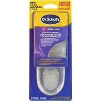 Semelles d’amortissement 3/4 Aimez vos chaussures plates et vos sandales