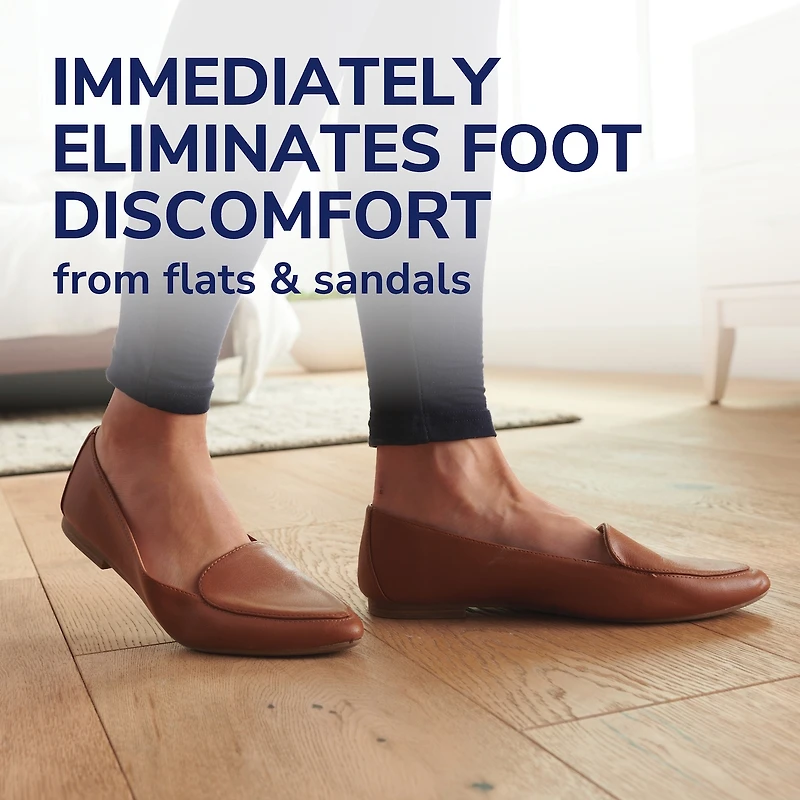 Semelles d’amortissement 3/4 Aimez vos chaussures plates et vos sandales