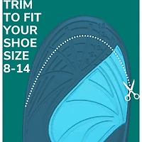 Revitalize Recovery Insole Orthotics, Men, Size 8-14