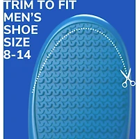 Semelles confort Memory Fit® Plus Gel massant®, pour hommes pointure 8-14